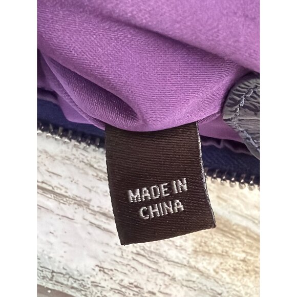 Coach Poppy Sequin Plaid Shoulder Bag Purple Y2K Mini Pochette w/COA - Picture 14 of 15